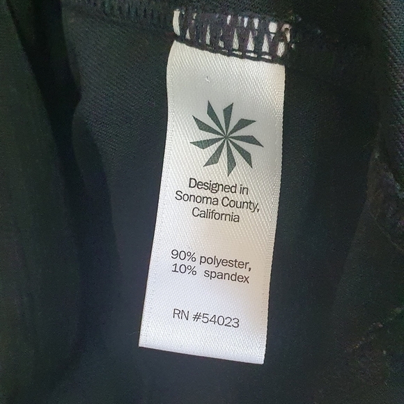 ATHLETA Long Sleeve Quarter Zip Top Black Women's Size S - Picture 10 of 11